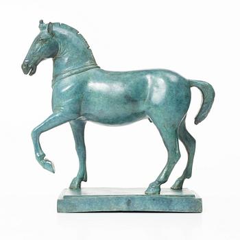 A sculpture after "The Byzantine horses / The Constantinople horses / The Venetian horses," St. Mark's Basilica.