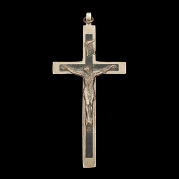 KRUCIFIX, metall. 1900-tal.