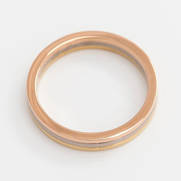 Cartier, ring, "Vendôme Louis Cartier", 18K trefärgsguld.