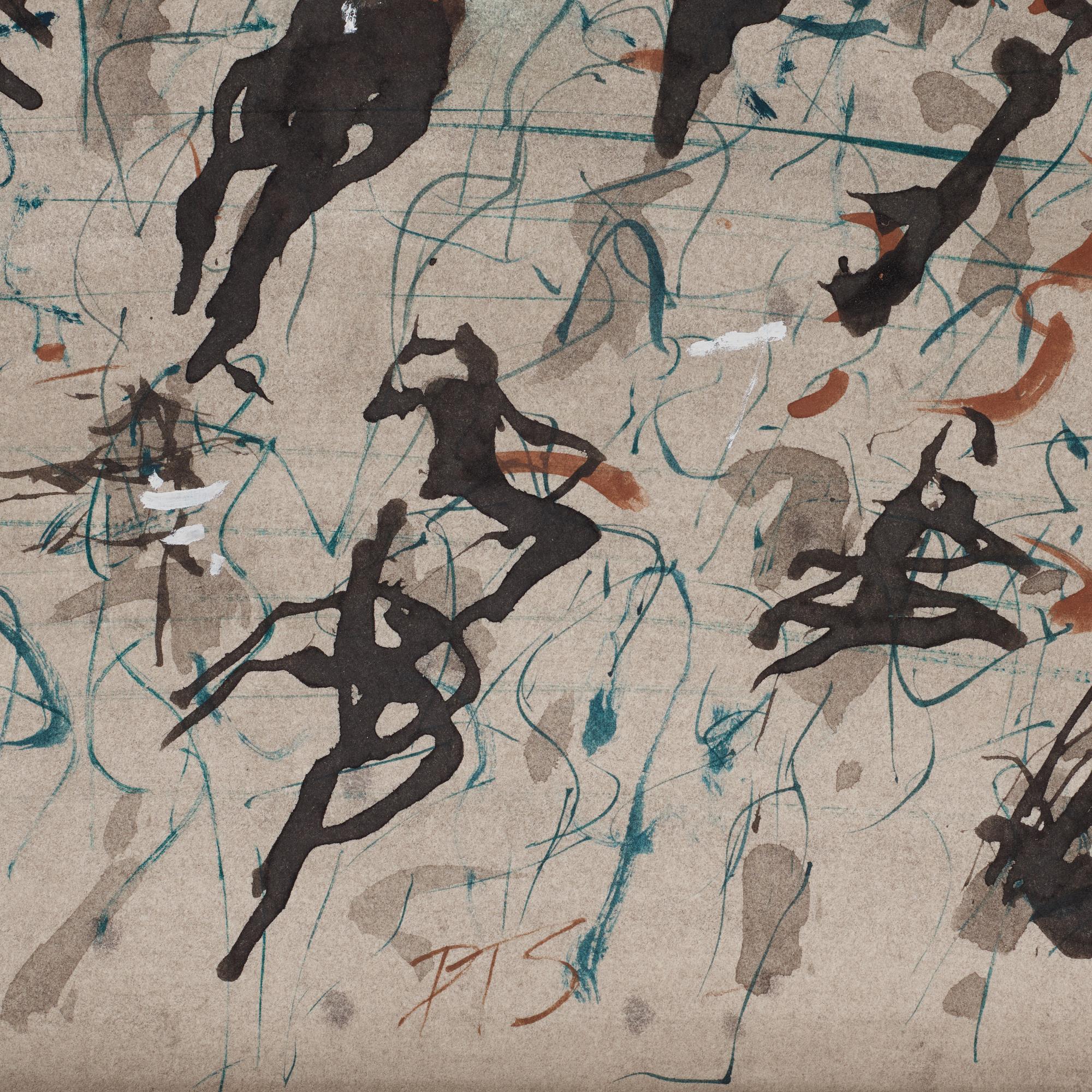 PETRUS TEN SIETHOFF, mixed media, signed PTS.