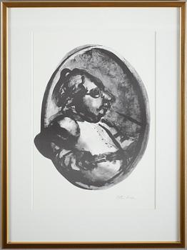 Peter Dahl · PETER DAHL, litografi, signerad.