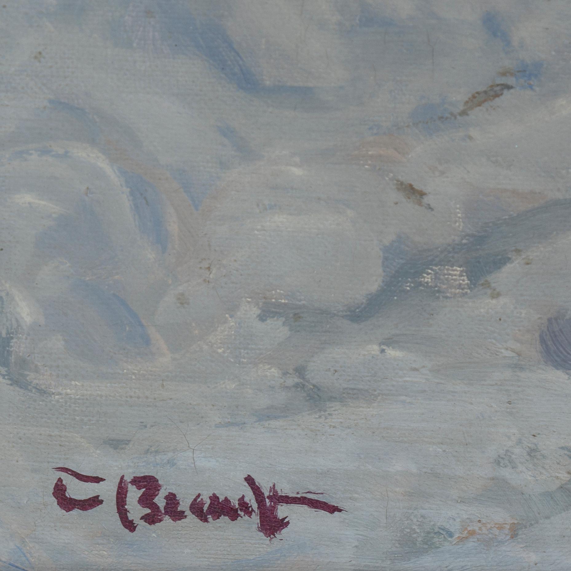 CARL BRANDT, olja på duk, signerad.