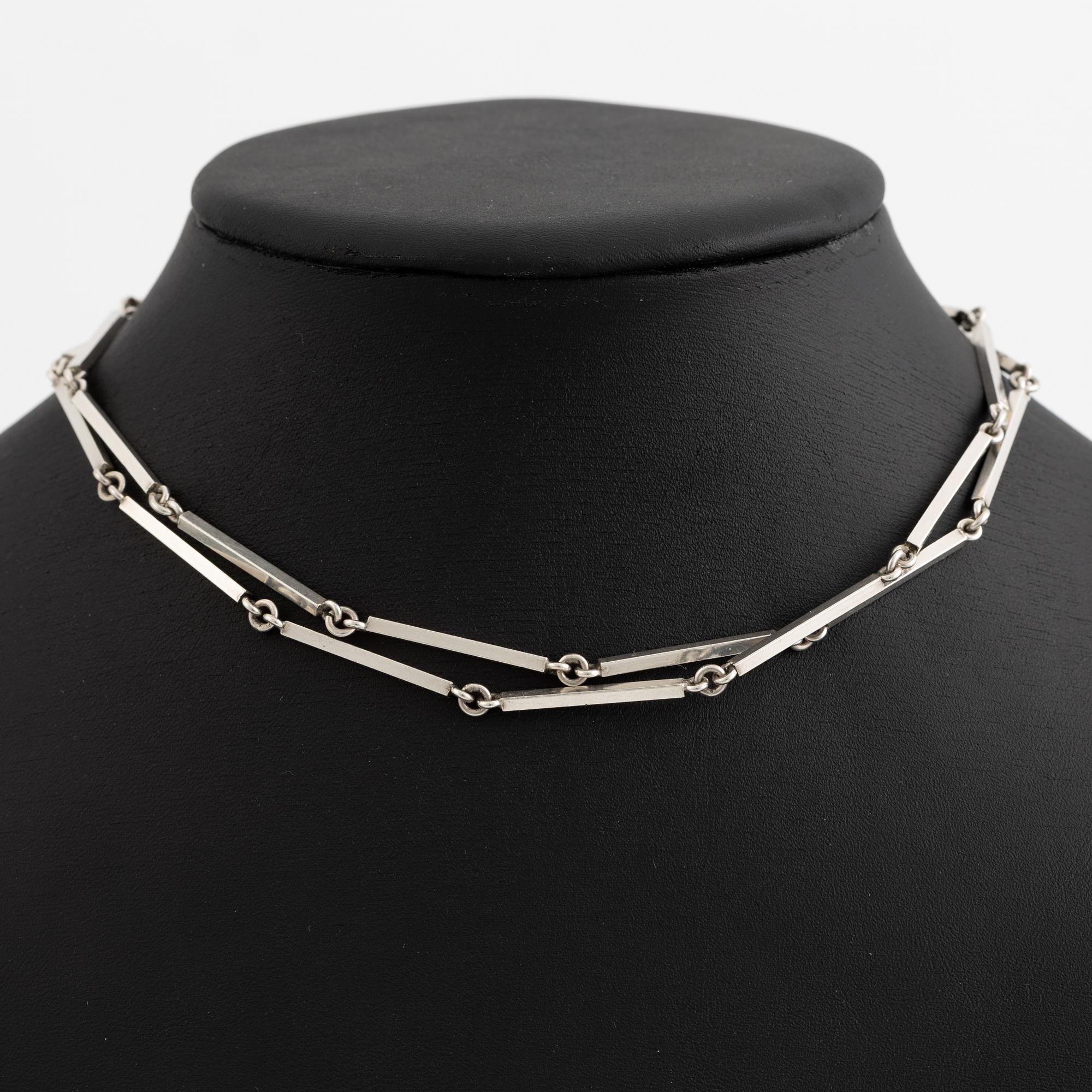 Necklace, Rey Urban, silver,