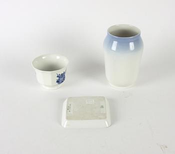 PARTI PORSLIN, 3 delar, Royal Copenhagen och Bing & Gröndahl.