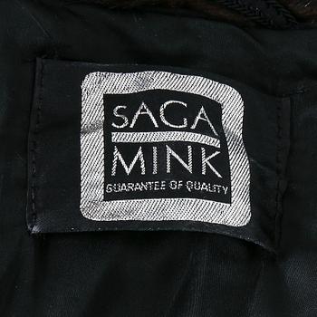 MINKPÄLS, Saga Mink, ca storlek 38/40.
