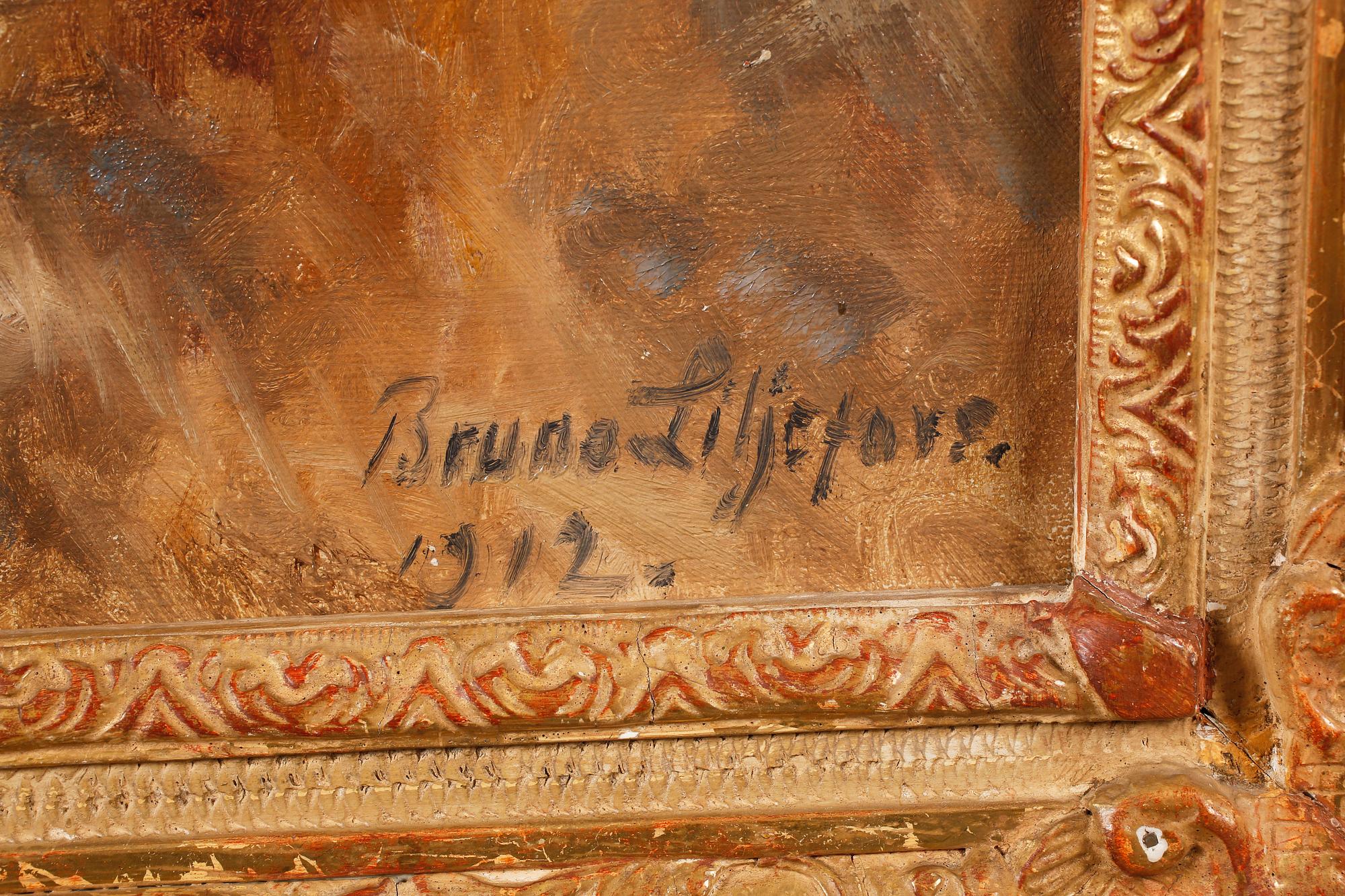 BRUNO LILJEFORS, oil on canvas, signed and dated 1912.
