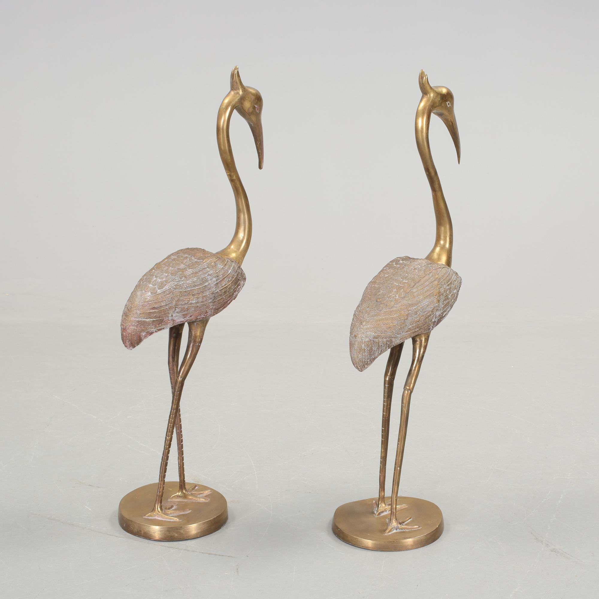 SKULPTURER, ett par, brons, 1900-tal.