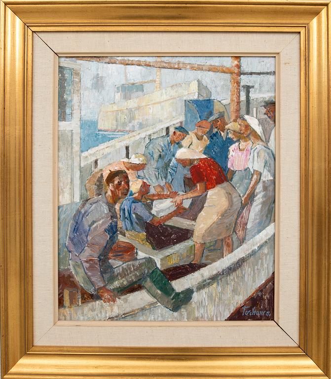 Gunnar Torhamn, oil on canvas, signed.