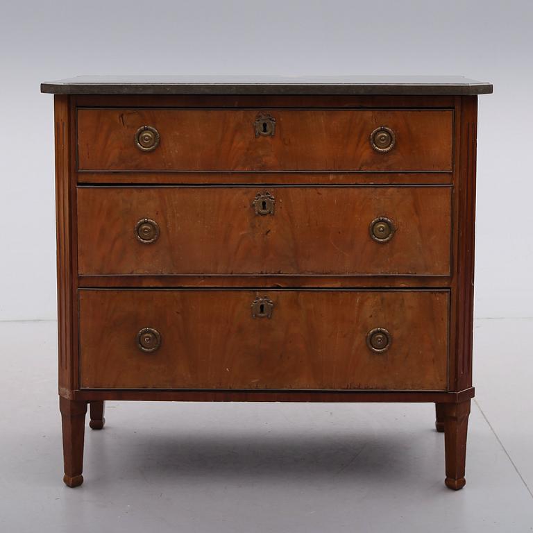 BYRÅ, gustaviansk stil, 1800-talets andra hälft.