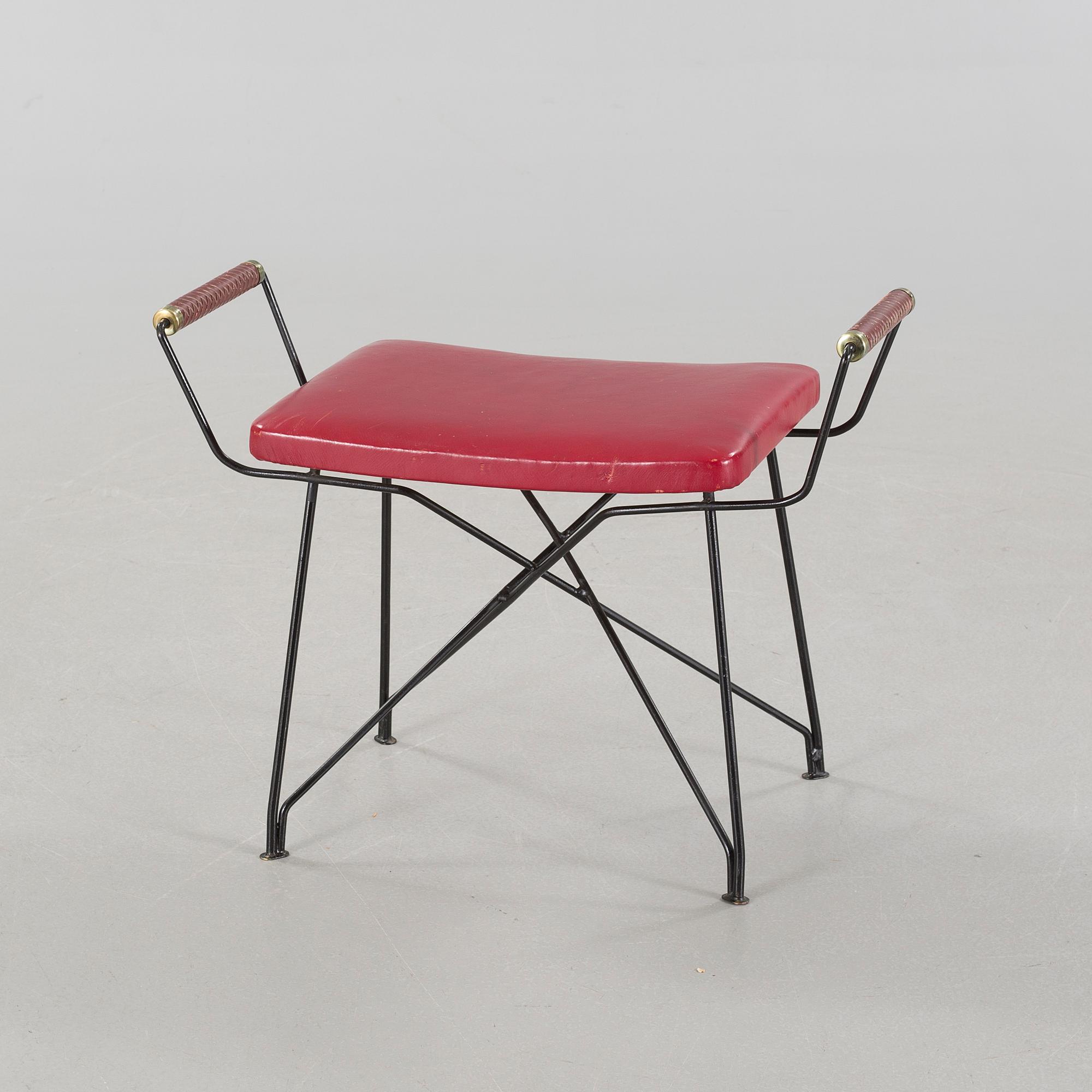 A mid 20th century stool by Hans Agne Jakobsson, Åhus.