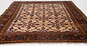 A Masulipatnam carpet, north India, c. 402 x 333 cm.