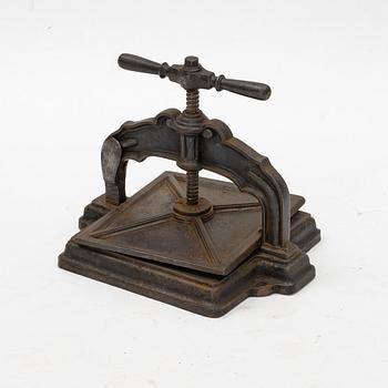 Book press/plant press, late 19th century.