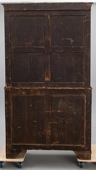 A 1830s Regency Secretaire Bookcase.