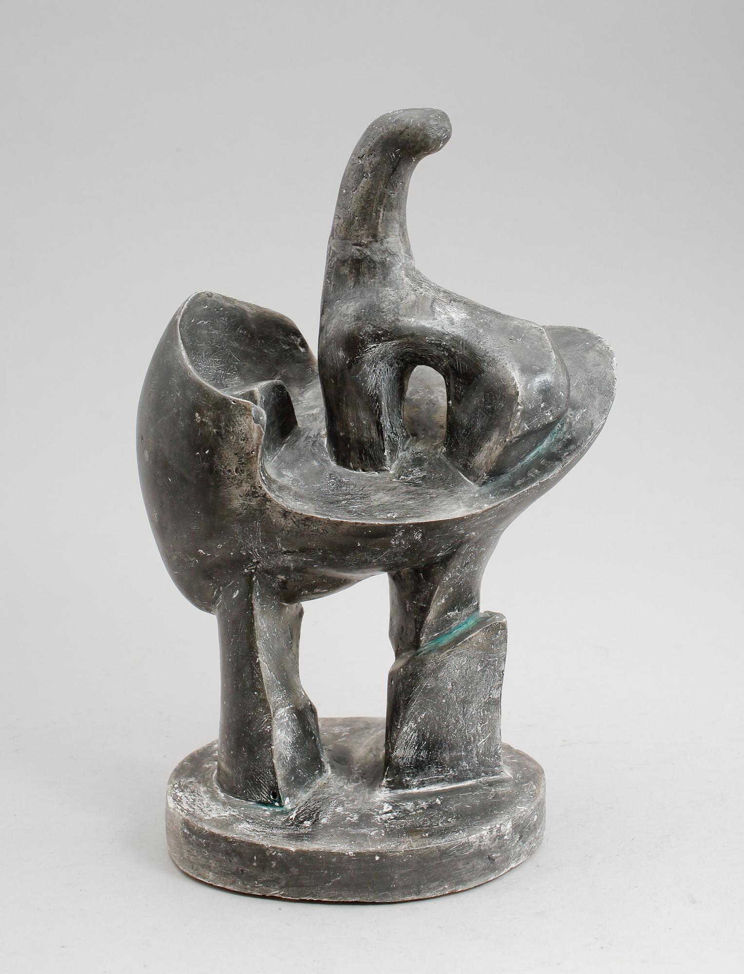 EDELBERT KÖB, skulptur, gips, signerad och daterad 1967.