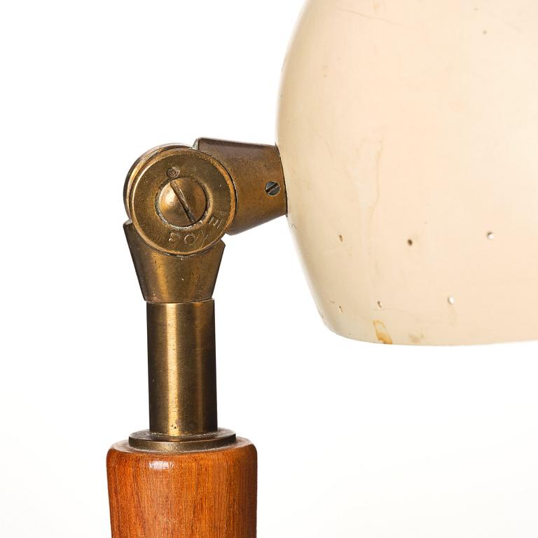 Harald Notini, bordslampa, modell "15487 A", Arvid Böhlmarks Lampfabrik, Stockholm 1940-tal.