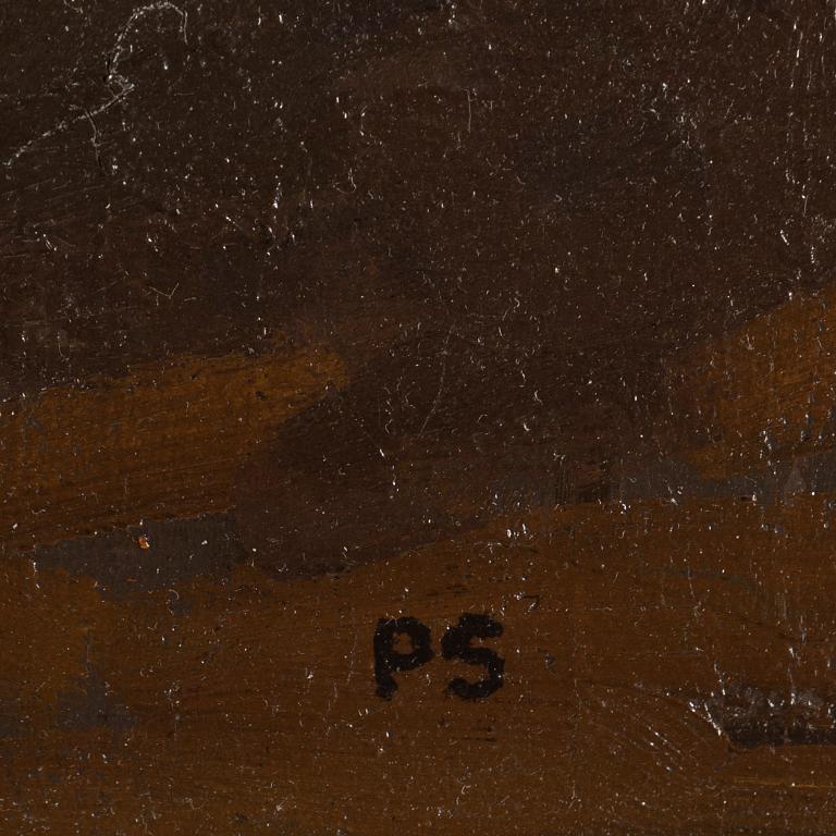 PELLE SWEDLUND, oil on canvas, signed.