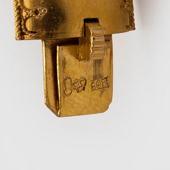 Bracelet, 18K gold, Stockholm, 19th century.