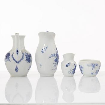 A 53-piece 'Blå Blomst' porcelain coffee service, Royal Copenhagen, Denmark.