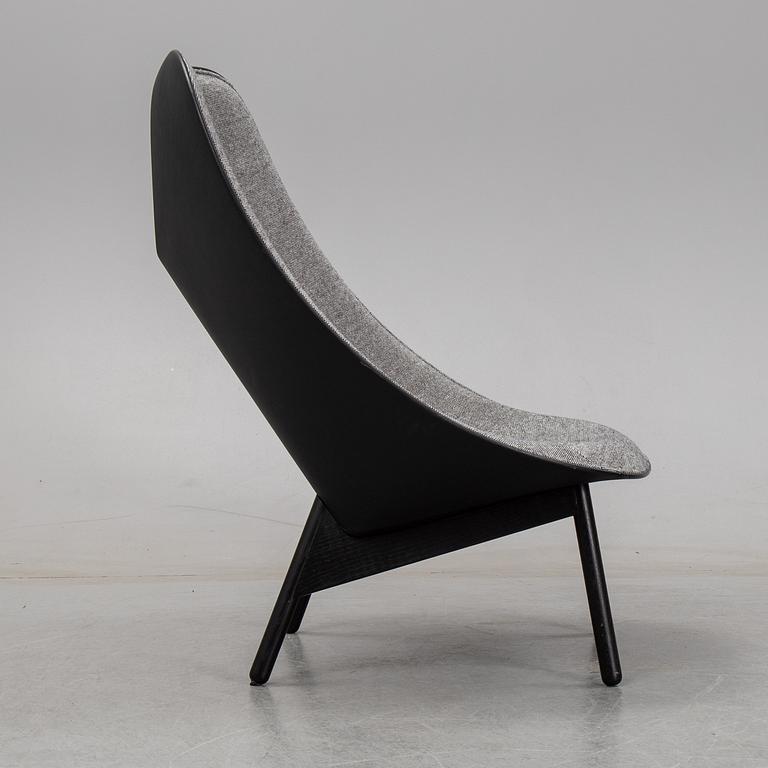 A 21st Century 'Uchiwa' lounge chair by Doshi Levien for Hay.