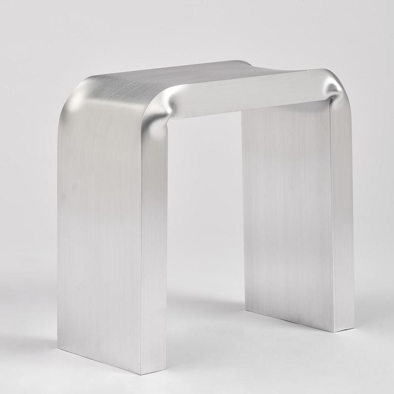 David Taylor, a unique "Bent Stool", Studio Mellösaverken, Sweden, 2025.