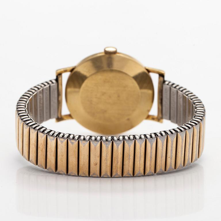 Longines, armbandsur, 34 mm, 18K, manuell, ca 1968.