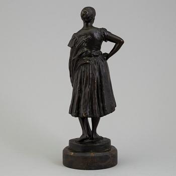 A SCULPTURE, after Max Valentin, signed M. Valentin,