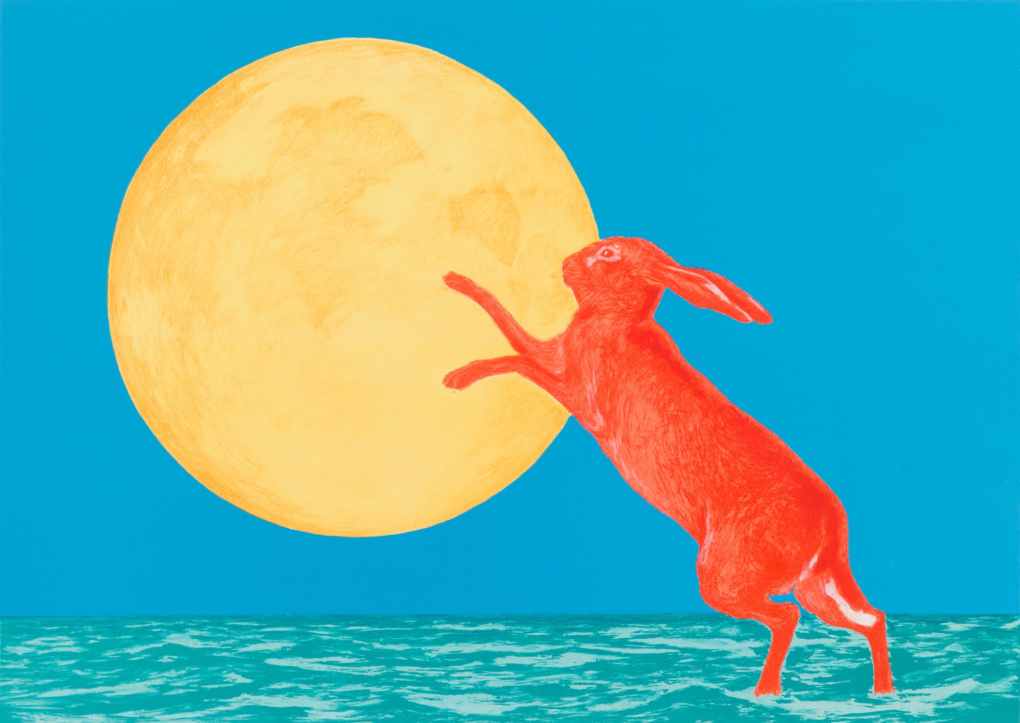 Risto Suomi, lithograph, signed and marked E.A.