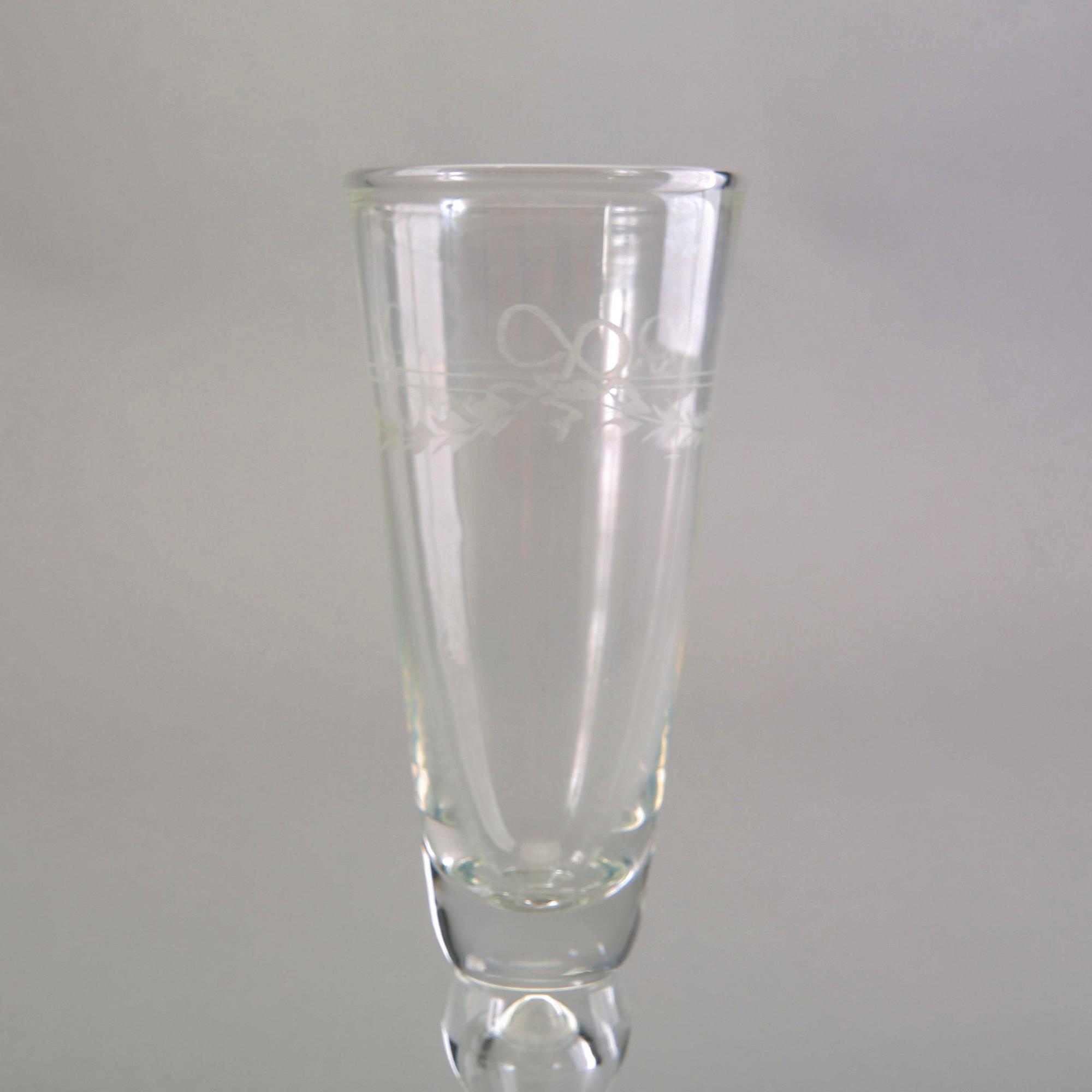 A set of 12 Champagne glass "Antik" Reijmyre second half of the 20th century.