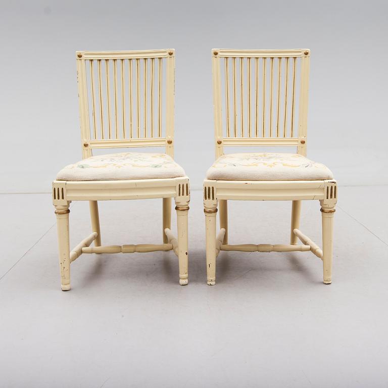 STOLAR, 1 par, gustavianska, 1700-talets slut.