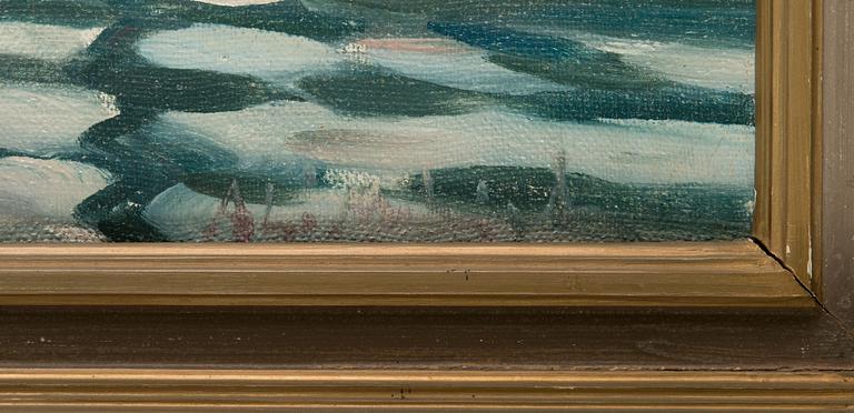 Ali Munsterhjelm, oil on canvas, signed.