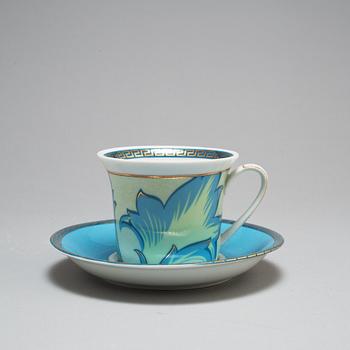 VERSACE, servisdelar, 18 st, porslin, "Arabesque", Rosenthal.