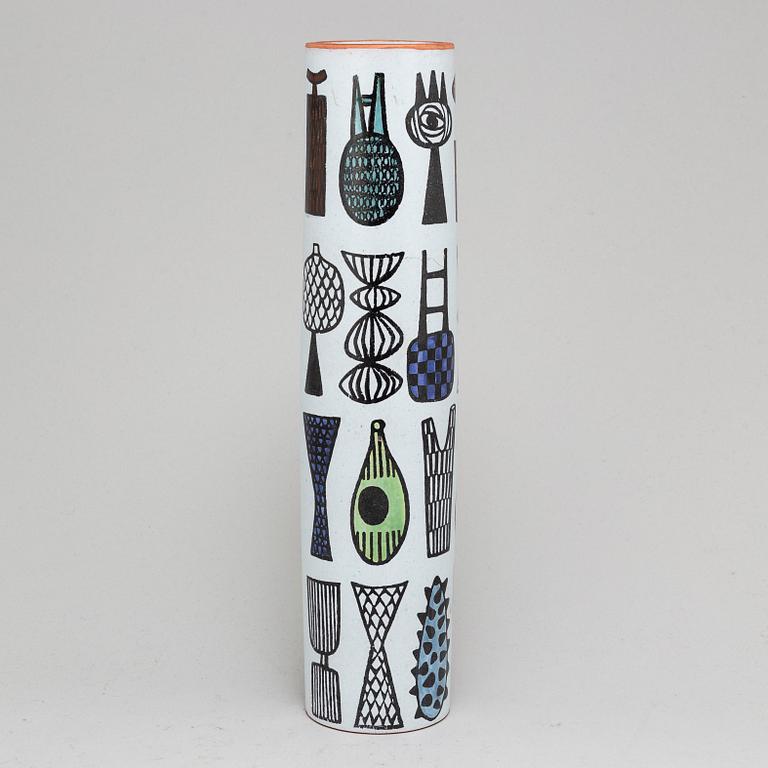 STIG LINDBERG, vas, fajans, "Karneval",  Gustavsberg Studio.