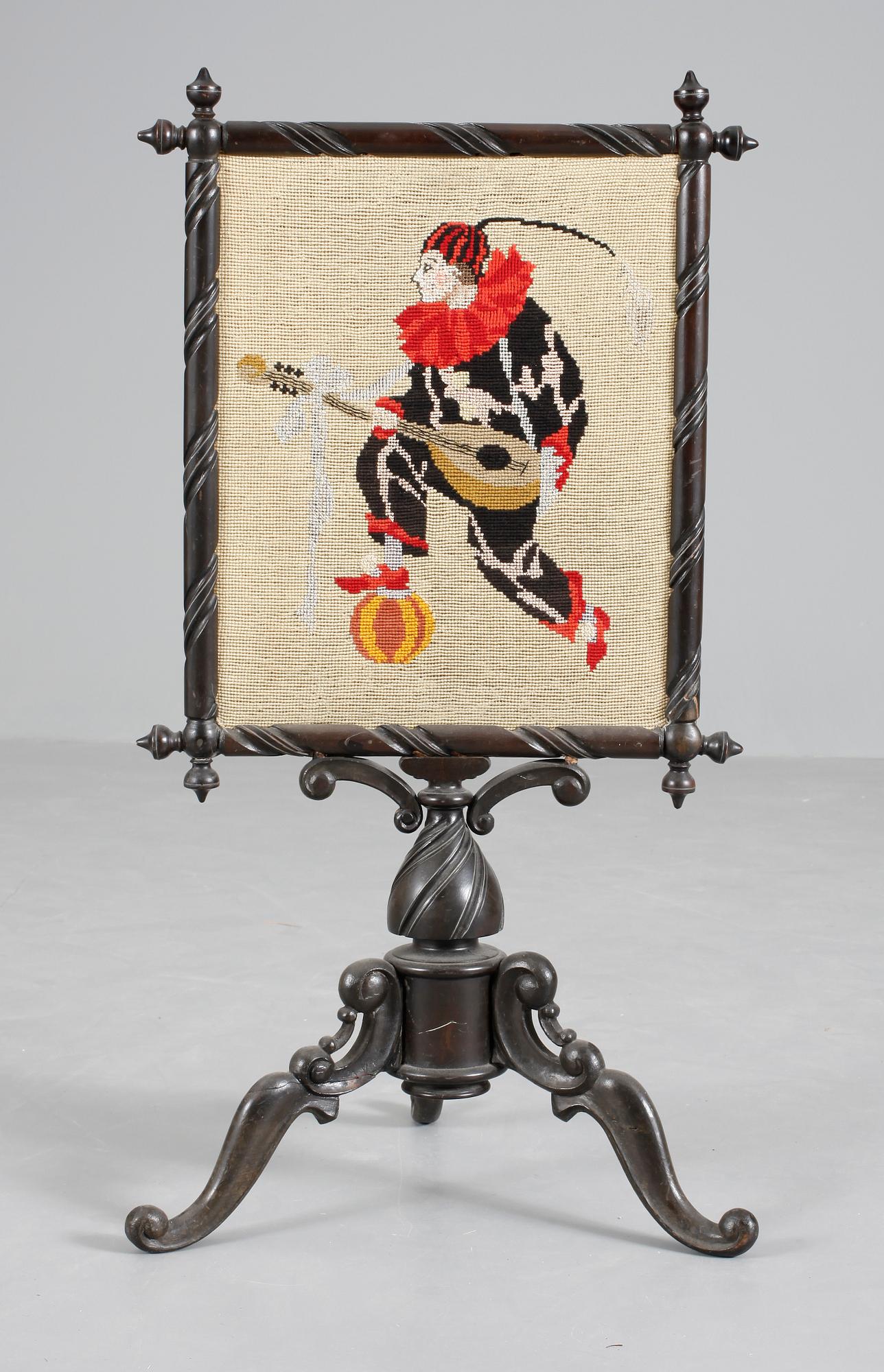 ELDSKÄRM, nyrokoko, 1800-talets andra hälft.