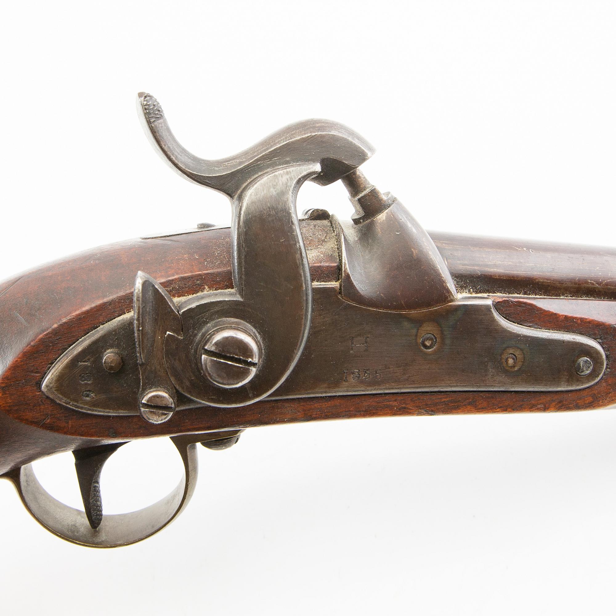 Slaglåspistol, svensk m/1854 för flottan.