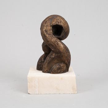 Staffan Nihlén, sculpture, bronze, signed and dated -90.