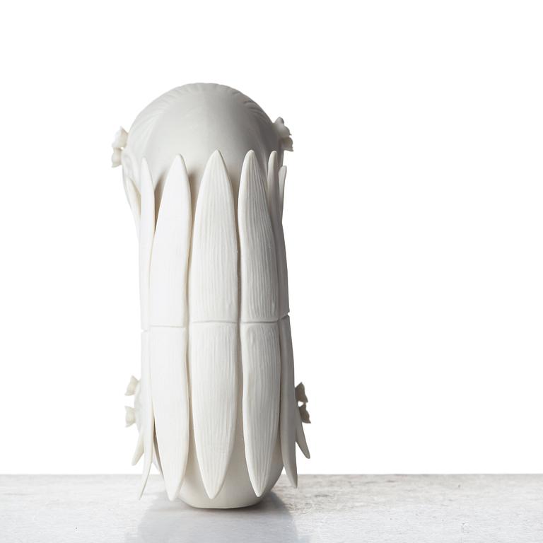 Stig Lindberg, a "parian" porcelain sculpture, "Narcissus" from the "Figurin" series, Gustavsberg, Sweden 1970's.