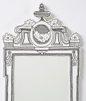 Eric Ericson, a "Gustaviansk" mirror for Firma Svenskt Tenn, Sweden post 2000.