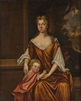 722. Mikael Dahl, circle of, Mother and daughter.