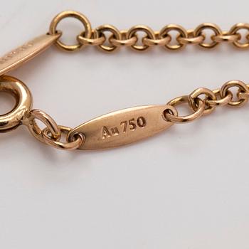 Tiffany & Co, Elsa Peretti, armband, "Open Heart", 18K roséguld.