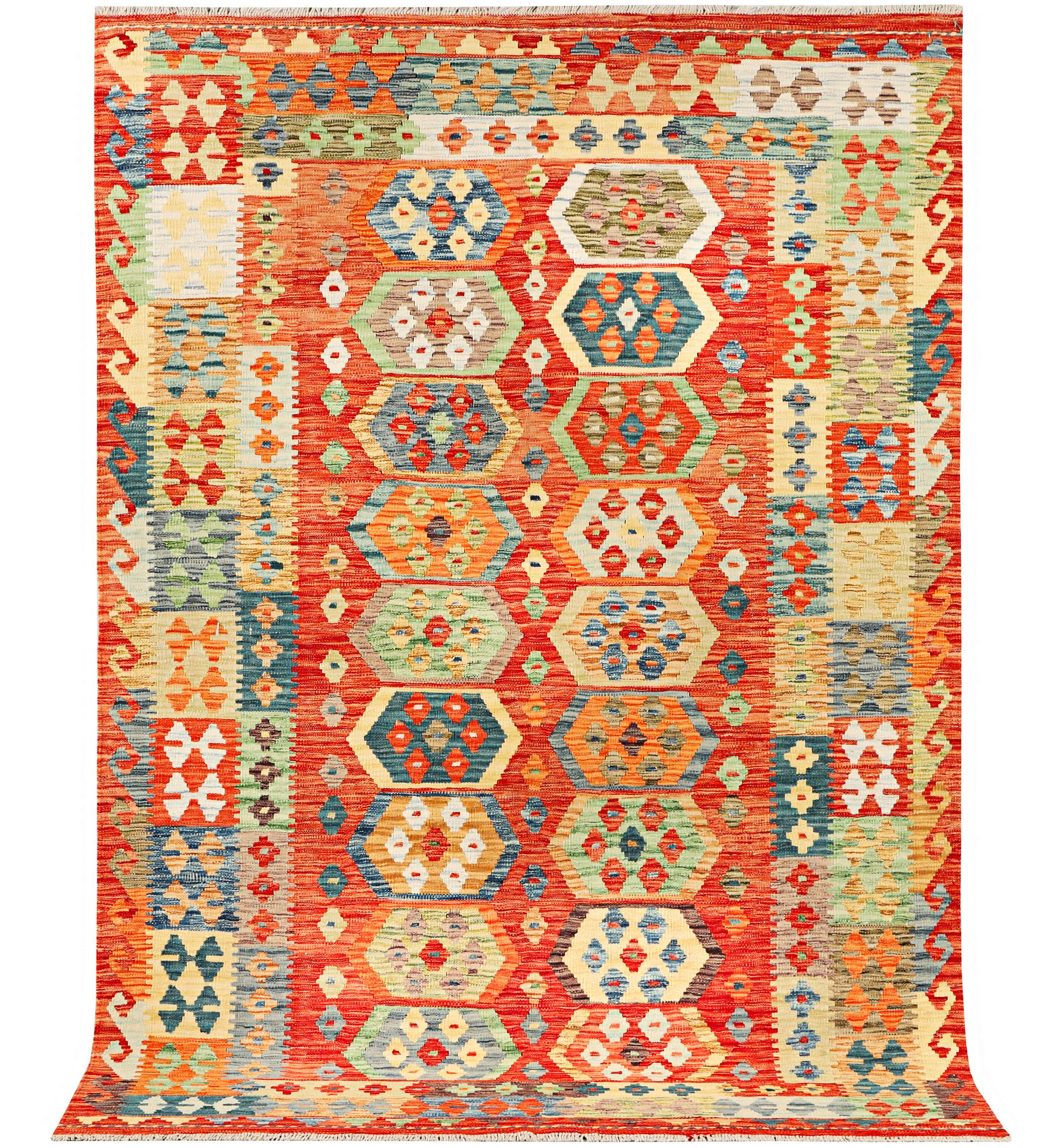 Matta, Kelim, ca. 246 x 163 cm.