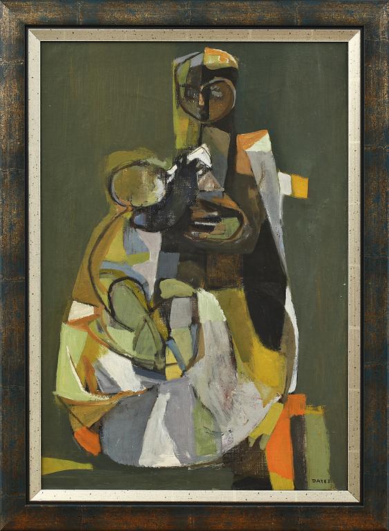 GEORGE DAYEZ, olja på duk, sign, dat a' tergo 1950-52.