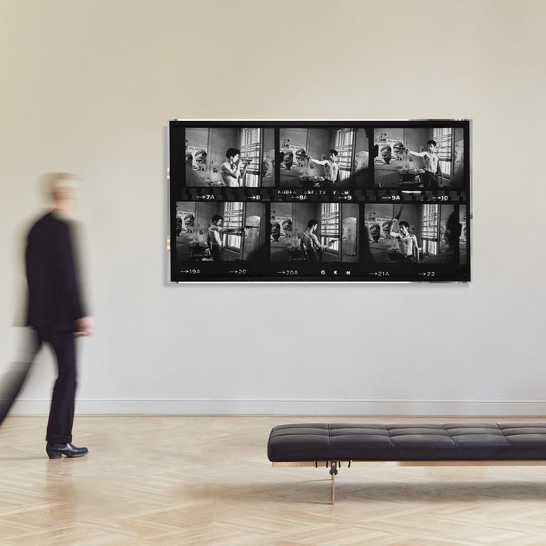 Joel Shapiro, Robert De Niro, "Taxi Driver" Contact Sheet, New York, 1975.