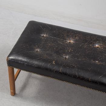 JOSEF FRANK, leather stool/bench, Firma Svenskt Tenn, model 2082.