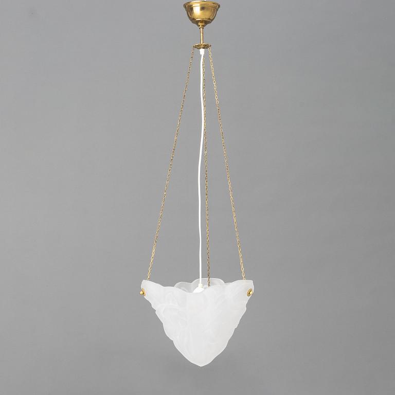 Ceiling lamp, possibly France, first half of the 20th century.