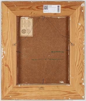 Olle Nordberg, olja på pannå, signerad och daterad -64.