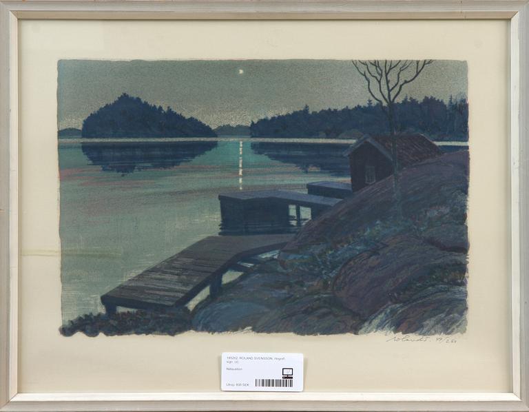 ROLAND SVENSSON, litografi, sign.