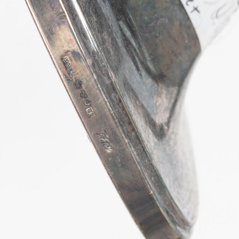 Three pairs of silver candlesticks, Ceson and CG Hallberg, second half of the 20th century.