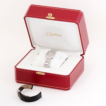 CARTIER, Tank Francaise, rannekello, 20 x 25 mm.