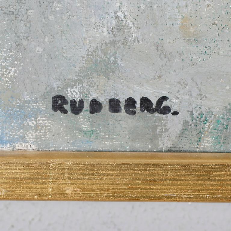 GUSTAV RUDBERG, olja på duk, signerad.
