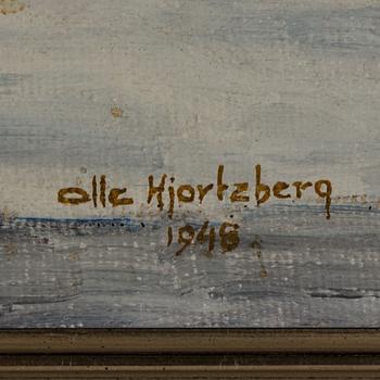 OLLE HJORTZBERG, olja på duk. Signerad och daterad 1948.